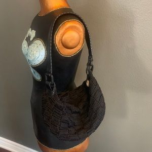 THE SAK hand crochet hobo bag